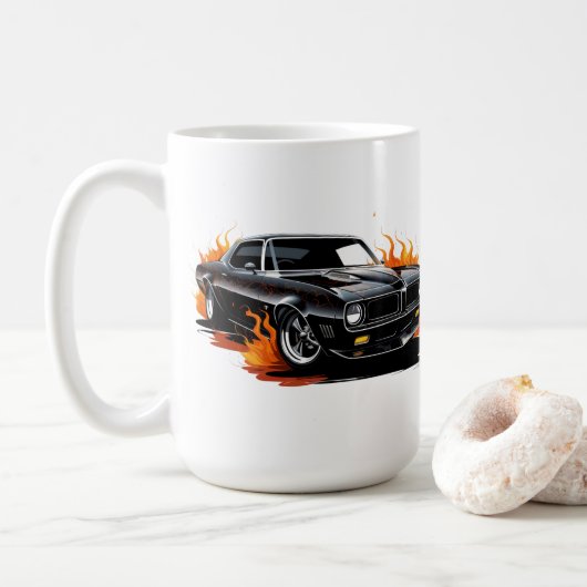 Tasse à café Muscle Car (Avec donut)