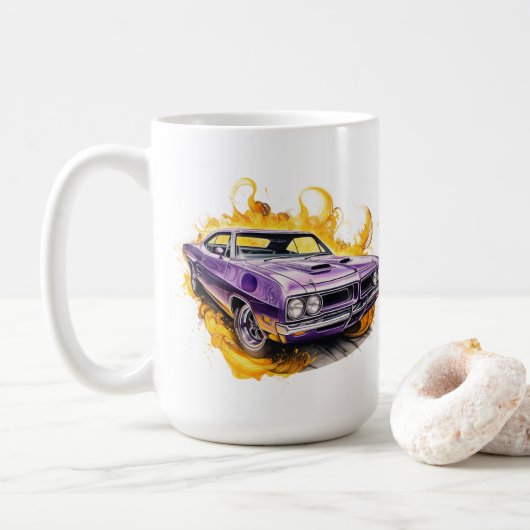 Tasse à café Muscle Car (Avec donut)
