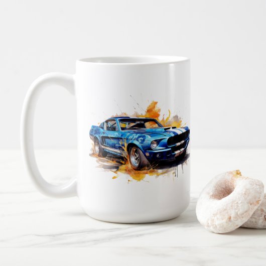 Tasse à café Muscle Car (Avec donut)