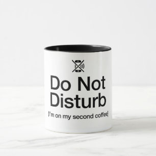 Tasse à café 'Ne pas déranger' drôle - Tasse sarca