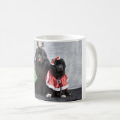 Tasse à café Noël Newfies (Devant droit)
