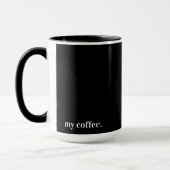 Tasse à café noir (Gauche)