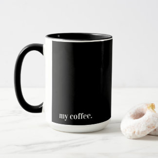 Tasse à café noir