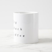 Tasse à café noir BBC (Devant)