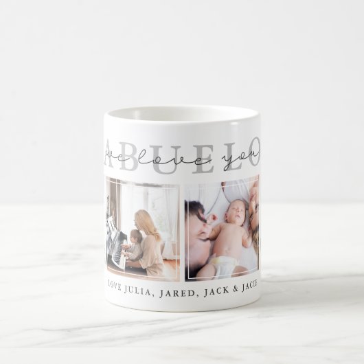 Tasse à café 'Nous t'aimons, Abuelo' (Centre)