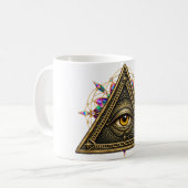 Tasse à café Obsidian Triad Eye (Devant gauche)