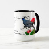 Tasse à café Oiseau Natif de Nouvelle-Zélande (Devant droit)