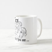 Tasse à café Oncle SAM écoute (Devant droit)