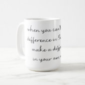 Tasse à café optimiste (Devant gauche)
