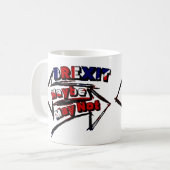 Tasse à café ou mug Brexit (Devant gauche)
