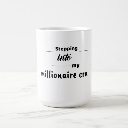 Tasse à café ou tasse à thé avec affirmation (Centre)