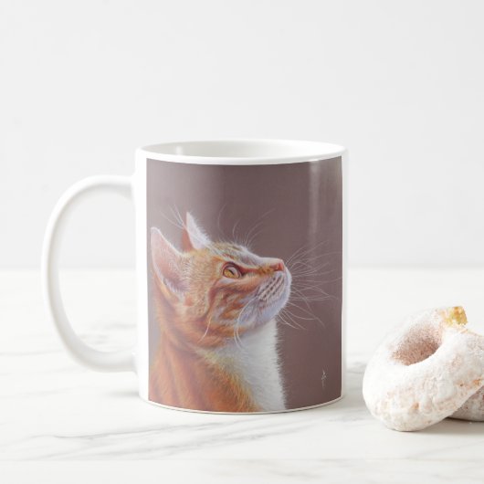 Tasse à café ou thé chat (Avec donut)