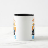 Tasse à café Panier de Golf Bleu (Centre)