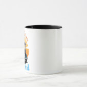 Tasse à café Panier de Golf Bleu (Centre)