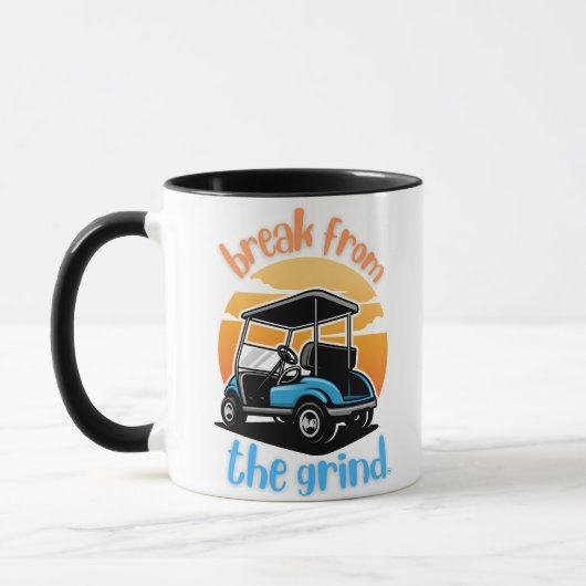 Tasse à café Panier de Golf Bleu (Gauche)