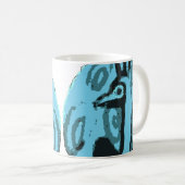 Tasse à café Paon (Devant droit)