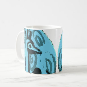 Tasse à café Paon