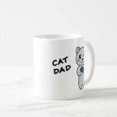 Tasse à café Papa Chat (Devant droit)