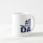 Tasse à café Papa numéro un (Devant droit)