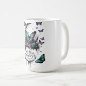 Tasse à café Papillon | Inspiration Florale Fairyc (Devant droit)