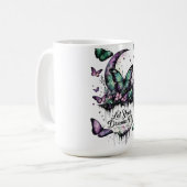 Tasse à café Papillon | Inspiration Florale Fairyc (Devant gauche)