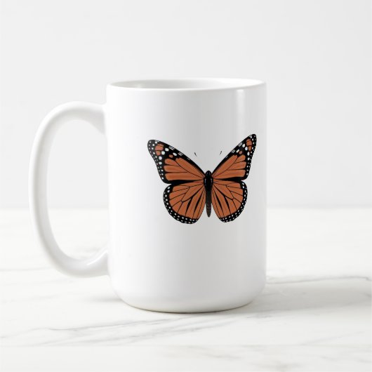 Tasse à café Papillon Monarque (Gauche)