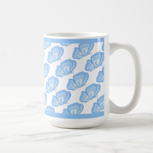 Tasse à café Papillons Bleus (Droite)