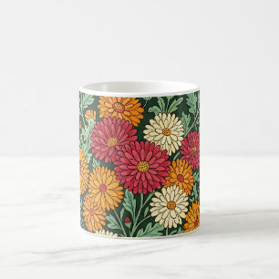 Tasse à café Papillons Fantaisistes Abstraits