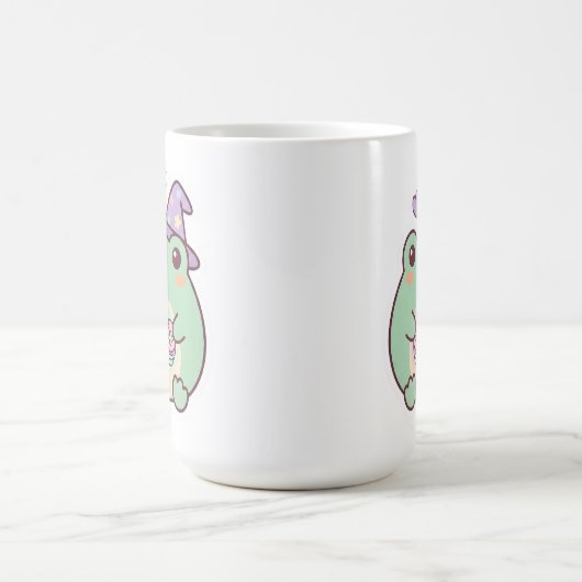 Tasse à café pastel Magicienne Grenouille Joueuse (Centre)