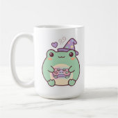 Tasse à café pastel Magicienne Grenouille Joueuse (Gauche)