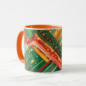 tasse à café patchwork fiesta (Devant gauche)