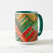 tasse à café patchwork fiesta (Devant droit)