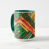 tasse à café patchwork fiesta (Devant gauche)