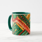 tasse à café patchwork fiesta (Devant gauche)