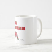 Tasse à café père Noël Elves Typo (Devant droit)