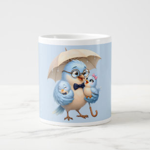 Tasse à café Père Oiseau Cadeau d'amour familial