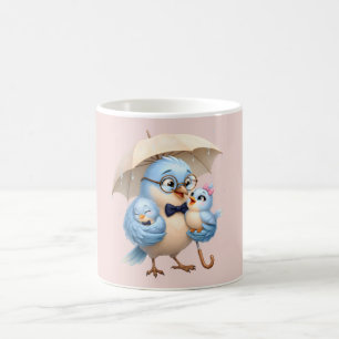 Tasse à café Père Oiseau Cadeau pour Papa Design