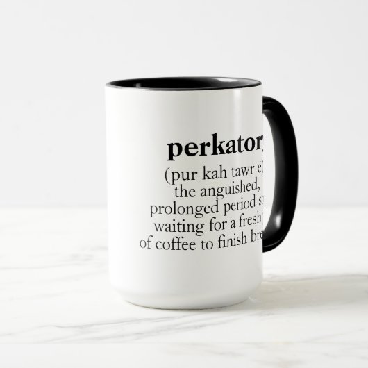 Tasse à café "perkatoire" (Devant droit)