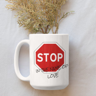 Tasse à café personnalisable 'Arrête au nom de l'a