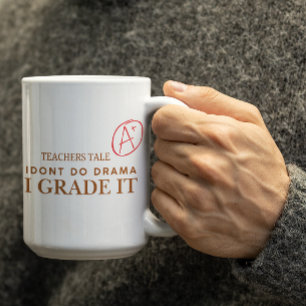 Tasse à café personnalisable pour enseignants 'Je