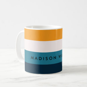 Tasse à café personnalisée au nom minimaliste