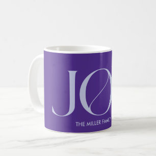 Tasse à café personnalisée au nom minimaliste