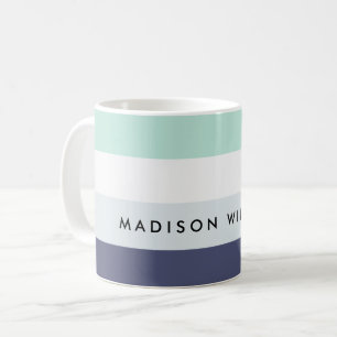 Tasse à café personnalisée au nom minimaliste