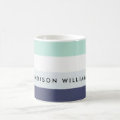 Tasse à café personnalisée au nom minimaliste (Centre)