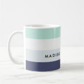 Tasse à café personnalisée au nom minimaliste (Gauche)