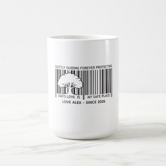 Tasse à café personnalisée avec code-barres pour l (Centre)