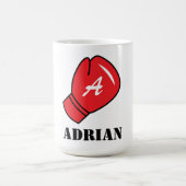 Tasse à café personnalisée avec icône de gant de b (Centre)