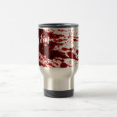 Tasse à café personnalisée de 15 onces Splatter de (Centre)