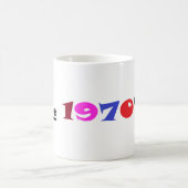 Tasse à café personnalisée des années 1970 (Centre)