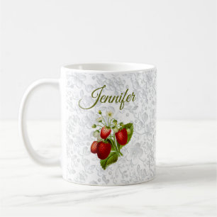 Tasse à café personnalisée fraise